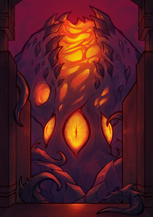 Fanart of N'Zoth from World of Warcraft